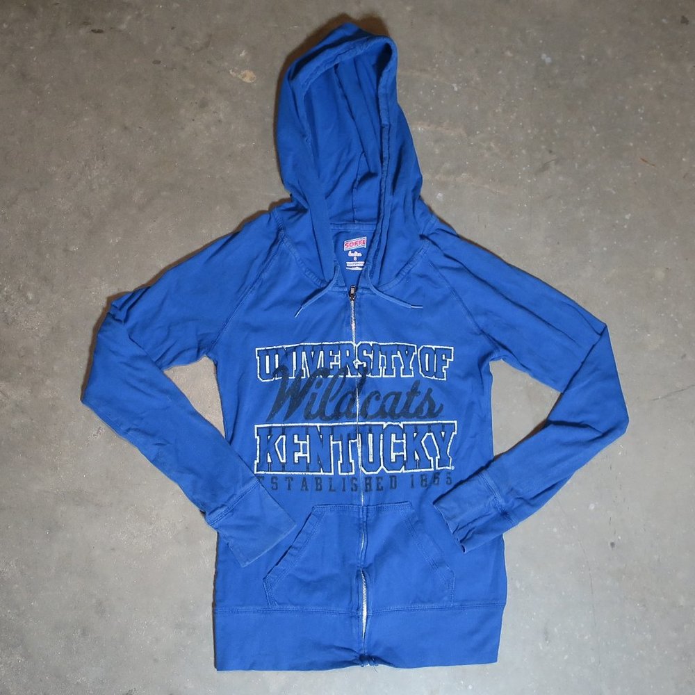 University of Kentucky. Soffe. Women's Small. Zip-Up Hoodie. Blue.